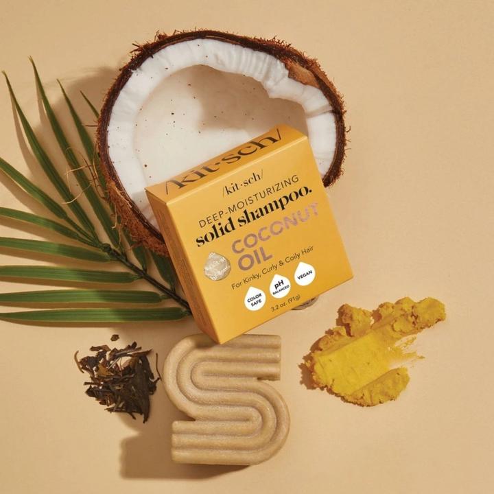 Actual product image Kitsch Solid bar with coconut oil (Solid shampoo)