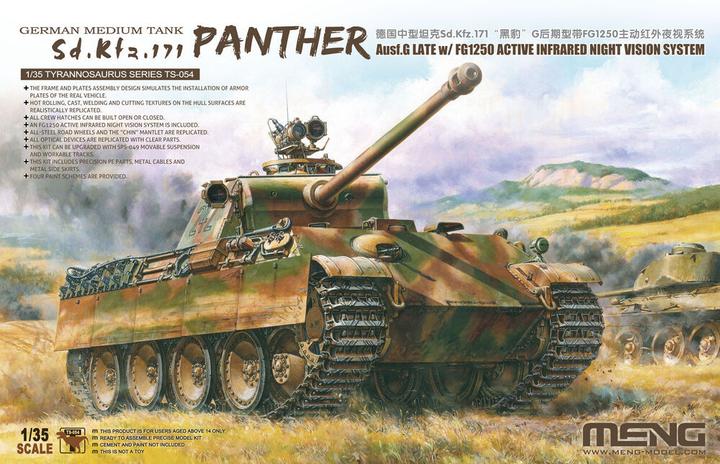 Produktbild Meng-Model German Medium Tank Sd.Kfz.171 Panther AusG Late w/FG1250Active InfrarNightVisiS