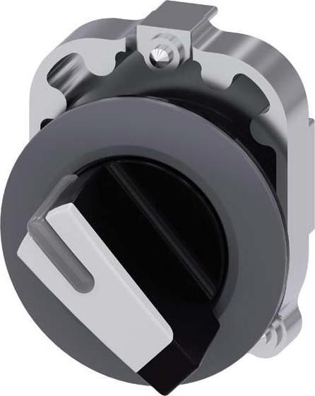 Image du produit Siemens Selector switch noir blanc anneau frontal