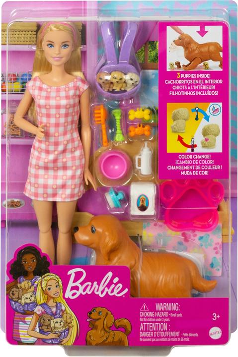 Produktbild Barbie Puppe mit Hund und Welpen