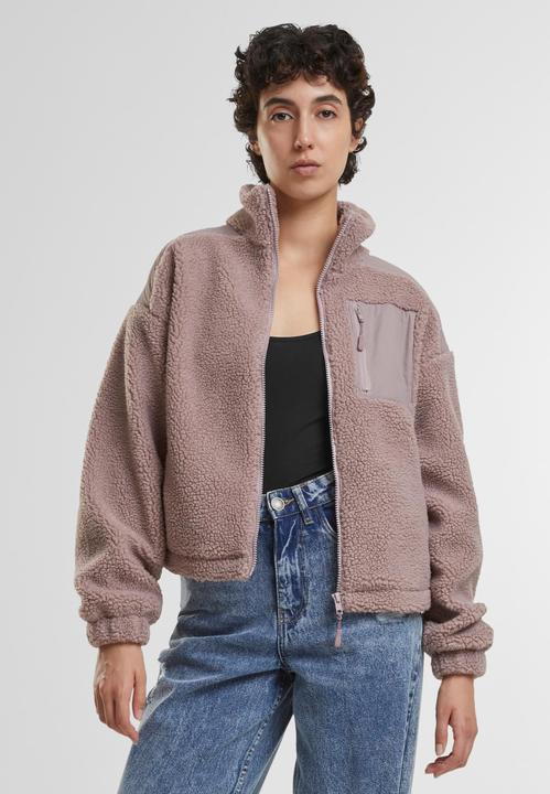 Produktbild Urban Classics Ladies Sherpa Mix Jacket - 117655 (4XL)