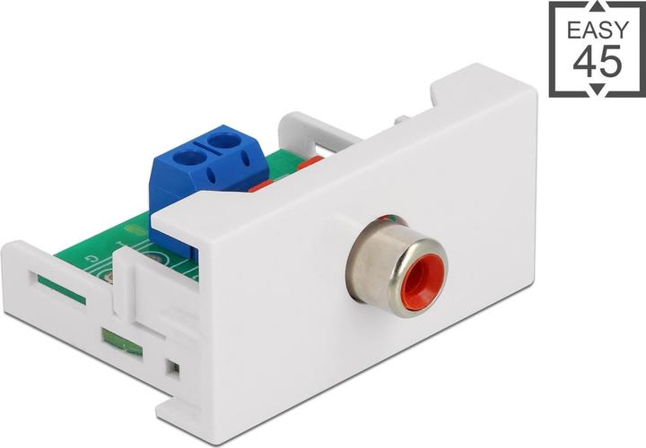 Delock Zoccolo Easy 45 per moduli 22,5 x 45 mm (Adattatore jack)