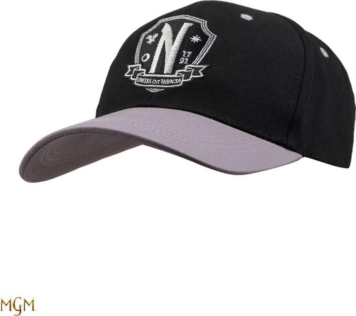 Cinereplicas Wednesday Baseball Cap Nevermore Academy Black