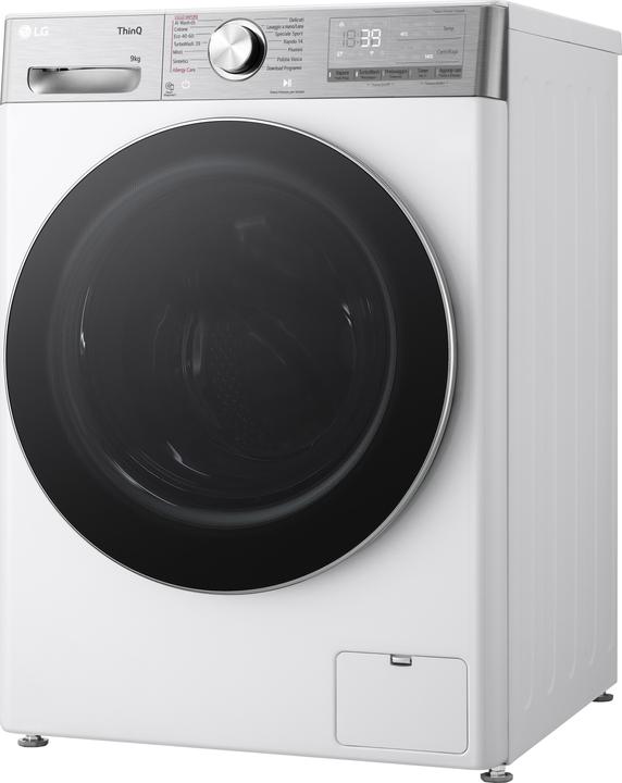 Produktbild LG F4R9009TPWC 9kg Waschmaschine Klasse A -40% AI DD mit Dampf (9 kg, Links)