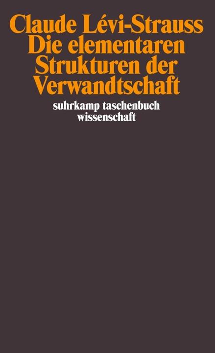 Actual product image Die elementaren Strukturen der Verwandtschaft (German, Claude Levi Strauss, 1992)