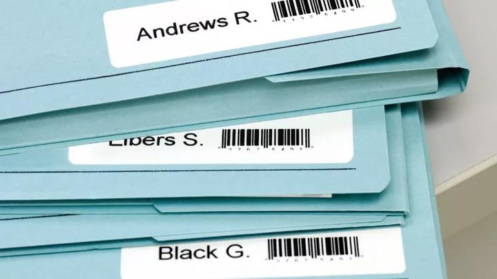Actual product image Dymo LW shipping/name tag labels YELLOW, 220 labels