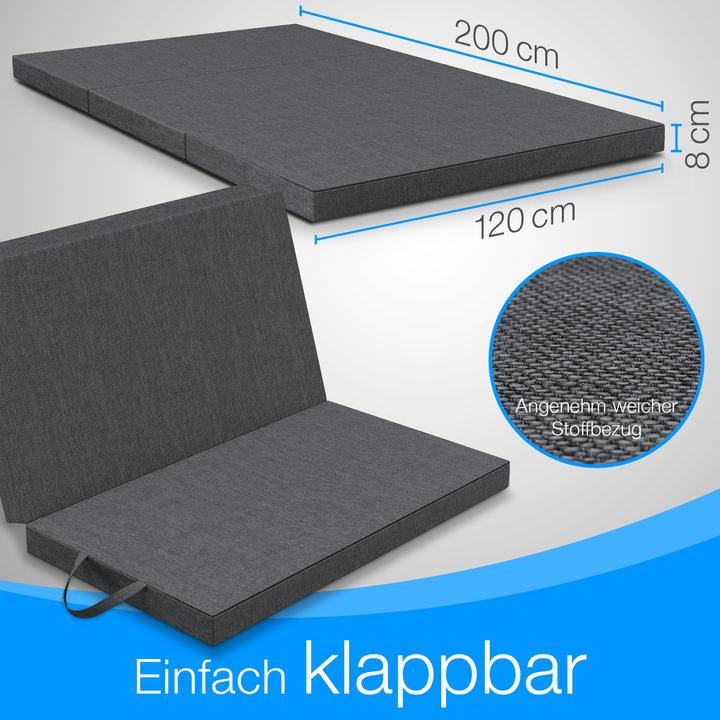 Immagine prodotto Bestschlaf Materasso per ospiti (120 x 200 cm, Nucleo di schiuma)