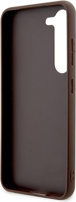 Produktbild Guess Gehäuse für S24+ S926 GUHCS24MG4GFBR Hardcase 4G Metall Gold Logo braun (Samsung Galaxy S24+)