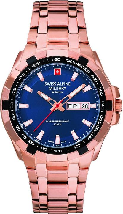 Produktbild Swiss Alpine Military 7043.1165 Day-Date Herrenuhr 42mm 10ATM (42 mm)