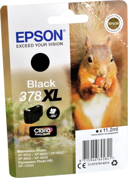 Actual product image Epson 378XL Claria Photo HD (FC)
