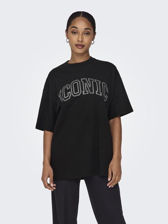 Image du produit Only Coupe normale Col rond Epaule basse T-shirt T-shirt (XS)