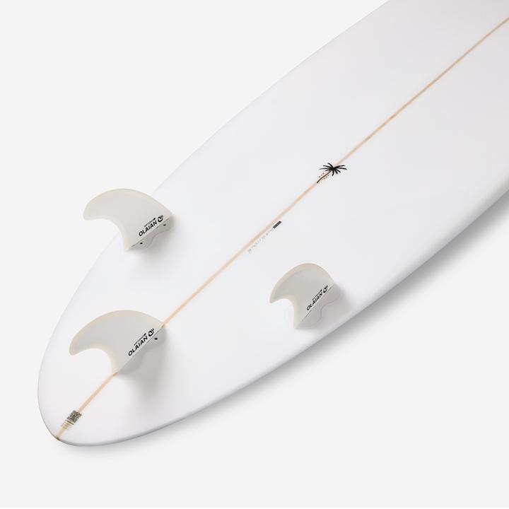 Immagine prodotto Olaian Surfboard Hybrid aus Harz 6'4 3 Finnen 40 l khaki (6'4")