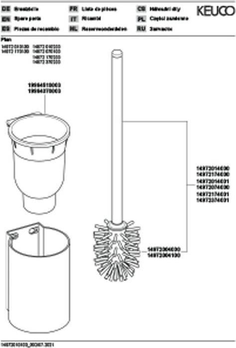 Produktbild Keuco Plan Toilettenbürstengarnitur