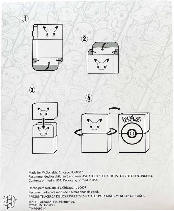 Produktbild Pokémon 25th Anniversary McDonalds Promo Booster 2021 (Englisch, Booster Pack)