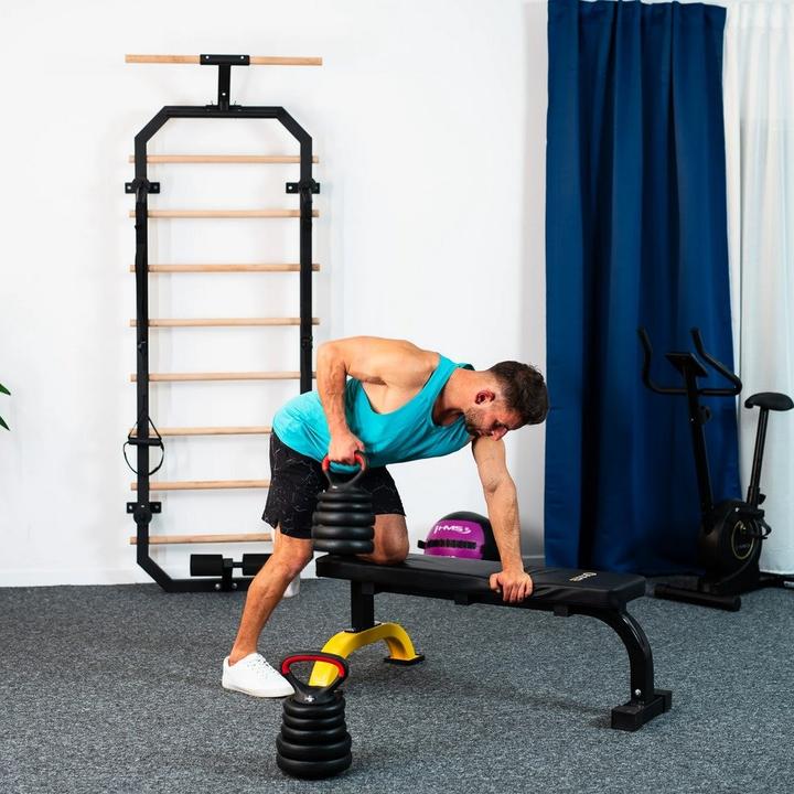 Immagine prodotto HMS SET DI PESI 6IN1 SGN1340 (BILANCIERE MANUBRIO E KETTLEBELL) 40KG (1 x 4 kg)
