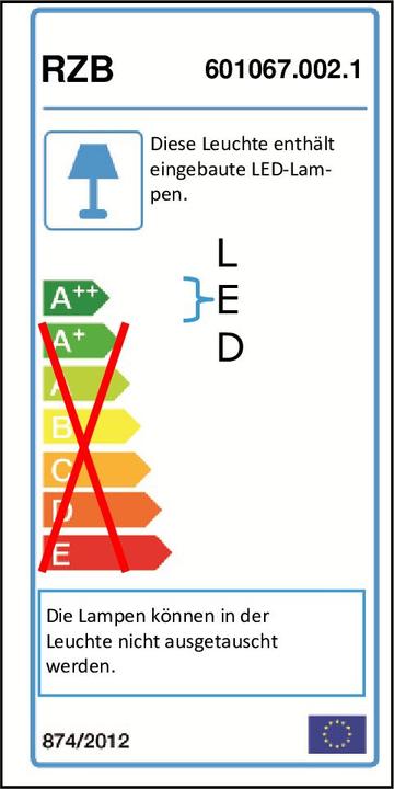 Energy Label RZB Planox Tube (3900 lm)