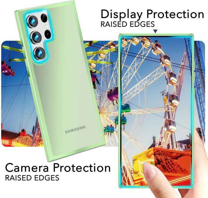 Produktbild Nalia Semi-Transparente Hybrid Hülle mit Schutzrahmen (Samsung Galaxy S24 Ultra)