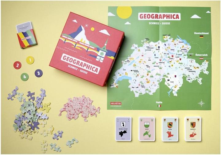 Produktbild Helvetiq Geographica Schweiz - Suisse (Deutsch, Französisch)