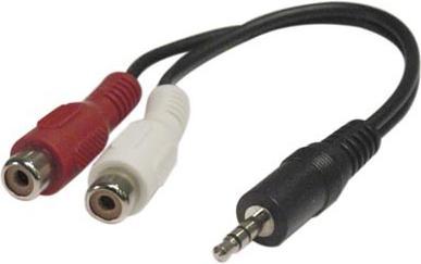 Produktbild InLine Cinch/Klinke Kabel (0.20 m, Cinch, 3.5mm Klinke (AUX))