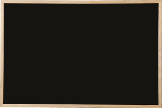 Produktbild Bi-Office Kreidetafel, Naturholz, schwarz, 600 x 400 mm (40 x 60 cm)