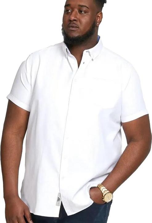 Actual product image DUKE Mens James Oxford Kingsize Short-Sleeved Shirt (XXL)