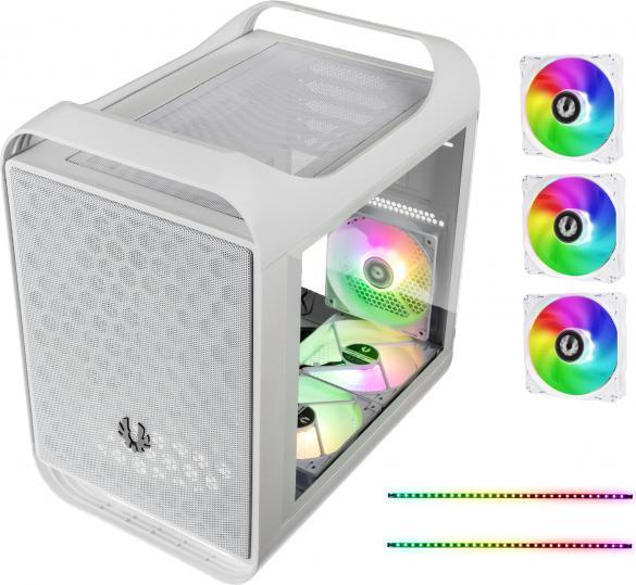 Actual product image BitFenix Prodigy M 2022 ARGB Micro-ATX, Tempered Glass (mATX, Mini-ITX)