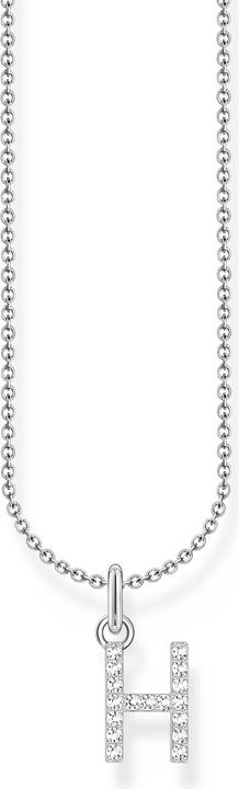 Produktbild Thomas Sabo Kette mit Buchstaben-Anhänger H Silber (925er Silber, 38 - 45 cm)