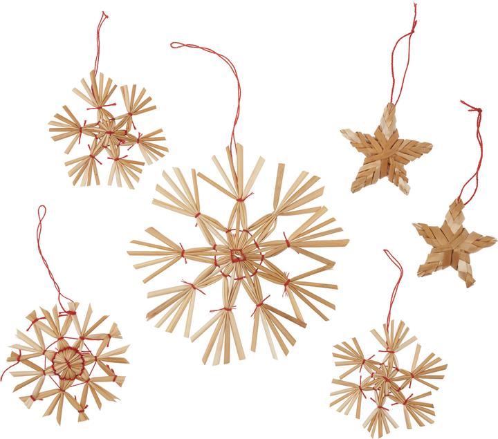 Immagine prodotto Magni Stelle di paglia assortimento 16 pezzi, 5-10cm, naturale
