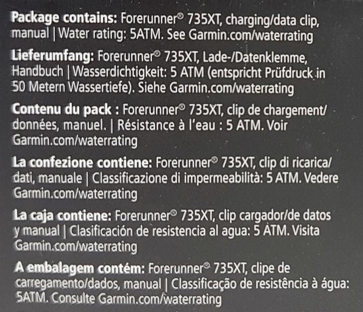 Produktbild Garmin Forerunner 735XT (45 mm)