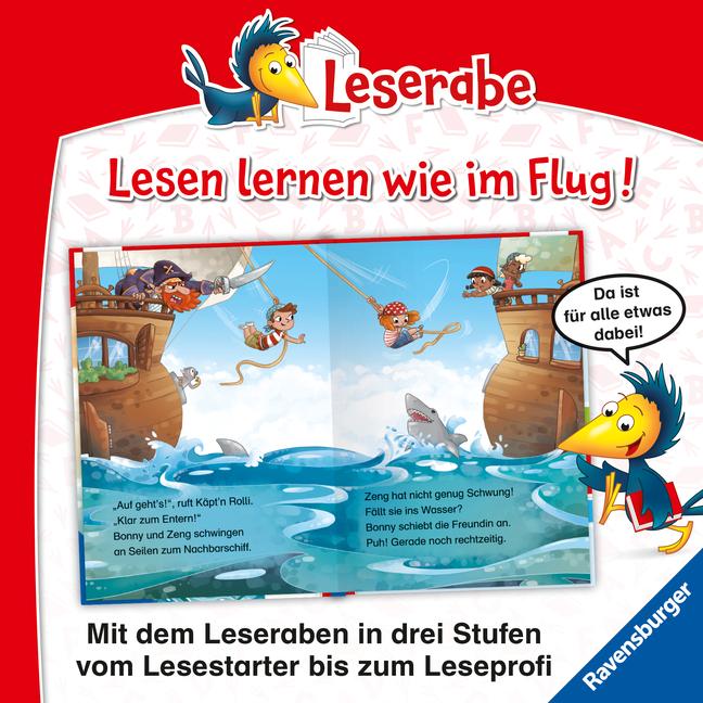 Produktbild Ravensburger Wilde Piratenabenteuer - Leserabe ab 1. Klasse - Erstlesebuch für Kinder ab 6 Jahren (Deutsch, Martin Klein, Alexandra Langenbeck, 2022)
