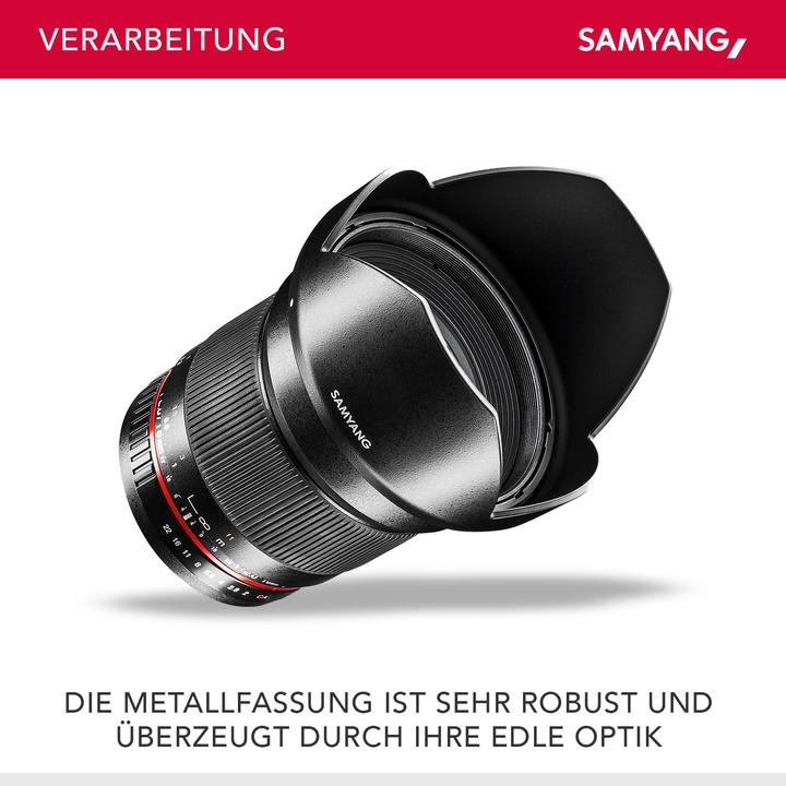 Actual product image Samyang 16mm F2.0 Pentax (Pentax K, APS-C / DX)