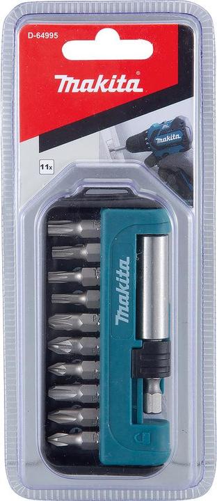 Actual product image Makita D-64995 Bit set 11pcs (25mm)