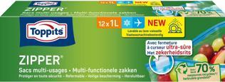 Actual product image Toppits Zipper Multifunctional Bag 1 litre
