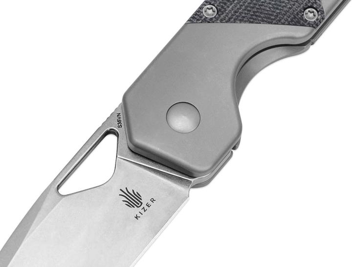 Produktbild Kizer Militaw Titanium Micarta Grey (8.50 cm)