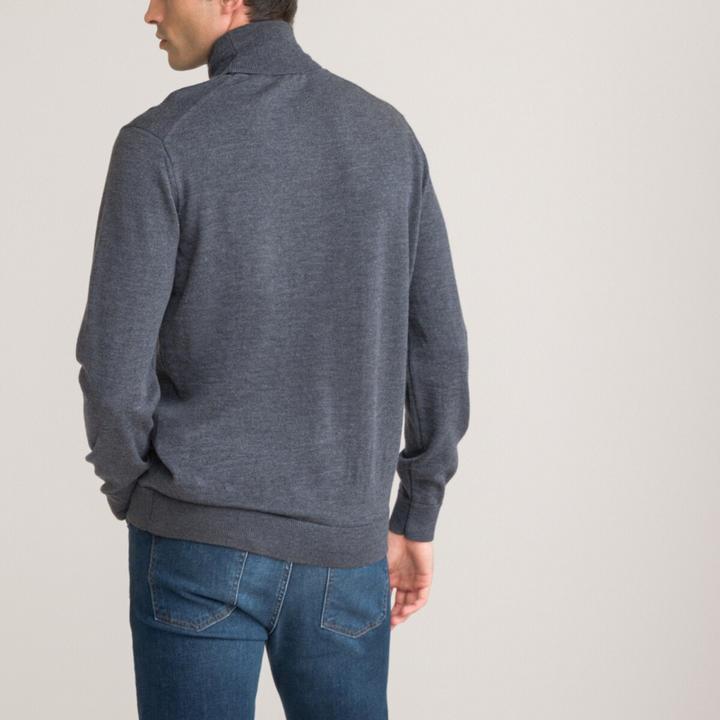 Produktbild La Redoute Collections Rollkragenpullover aus 100% Merinowolle (XXL)