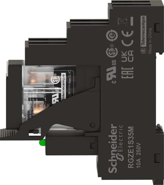 Produktbild Schneider Electric Zelio RXG Relais mit LED und Sockel, 1 RXG13BDPV (Relaissockel)
