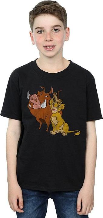 Actual product image The Lion King Boys Simba, Timon And Pumbaa Cotton T-Shirt (152, 158)
