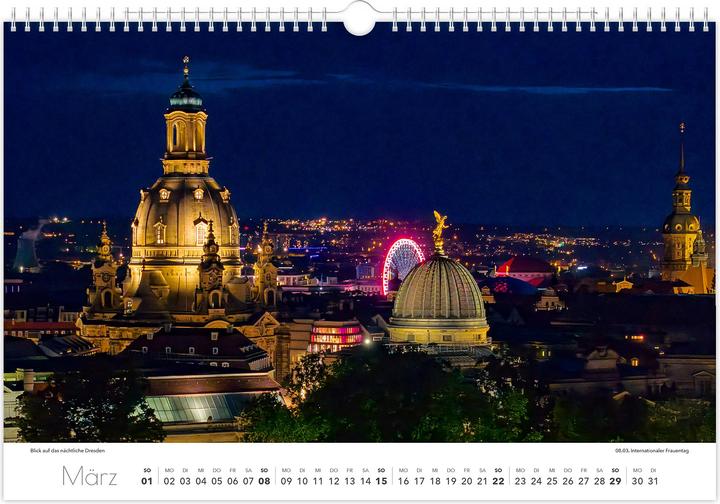 Produktbild Kalender Sachsen von oben 2026 - Luftaufnahmen (45 x 30 cm, Deutsch)