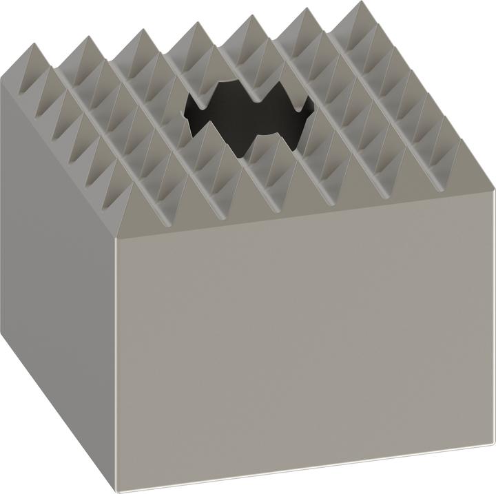 Bosch Professional Zubehör PRO SDS max-4C steel plug plate, 60 x 60 mm (60 mm)