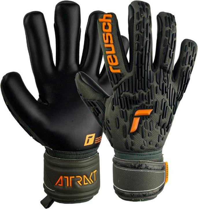 Black, Shocking Orange, Desert Green