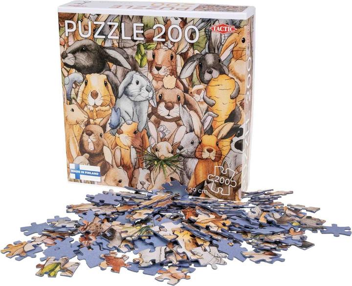 Actual product image Tactic Rabbit jigsaw puzzle, 200 pieces. (200 pieces)