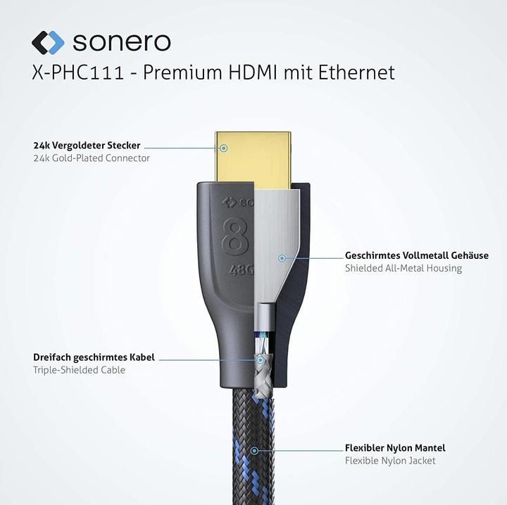 Actual product image Sonero HDMI (Typ A) — HDMI (Typ A) (3 m, HDMI)