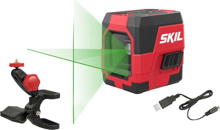 Skil 1912 AA Kreuzlinienlaser (grün) 20m