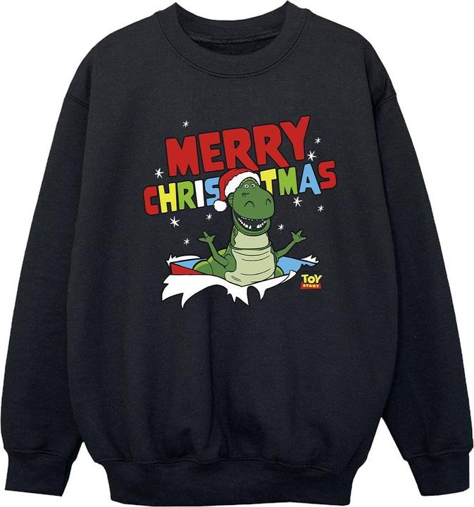 Produktbild Disney Toy Story Rex Christmas Burst Sweatshirt Mädchen (152, 158)