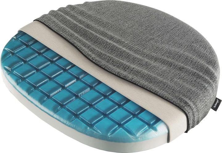 Image du produit Technogel Living Coussin d'assise PEBBLE - en forme de galet (40 x 36 x 4 cm)