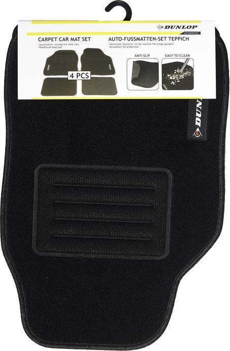 Image du produit Dunlop Car mat set carpet 4pcs PP/PES (1 jeu de 4 tapis de sol)