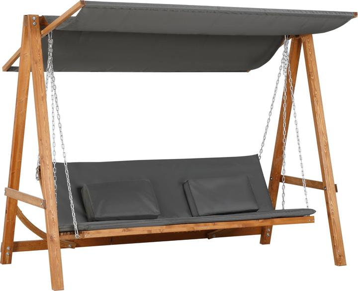 Outsunny Altalena Hollywood con funzione di letto