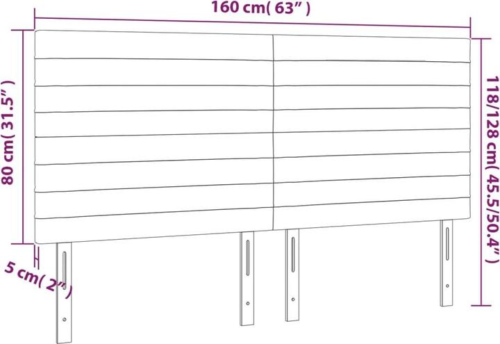 Actual product image VidaXL Erin (160 x 5 x 128 cm)