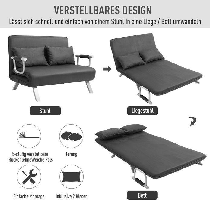 Actual product image Swisshandel24 Schlafsofa (2 person sofa)