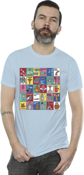 Image du produit Tom & Jerry - T-shirt GRID SQUARES - Homme (L)